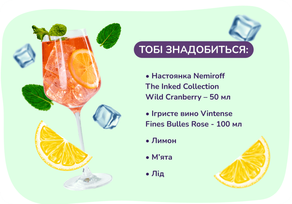 Wild Cranberry Spritz - рецепт