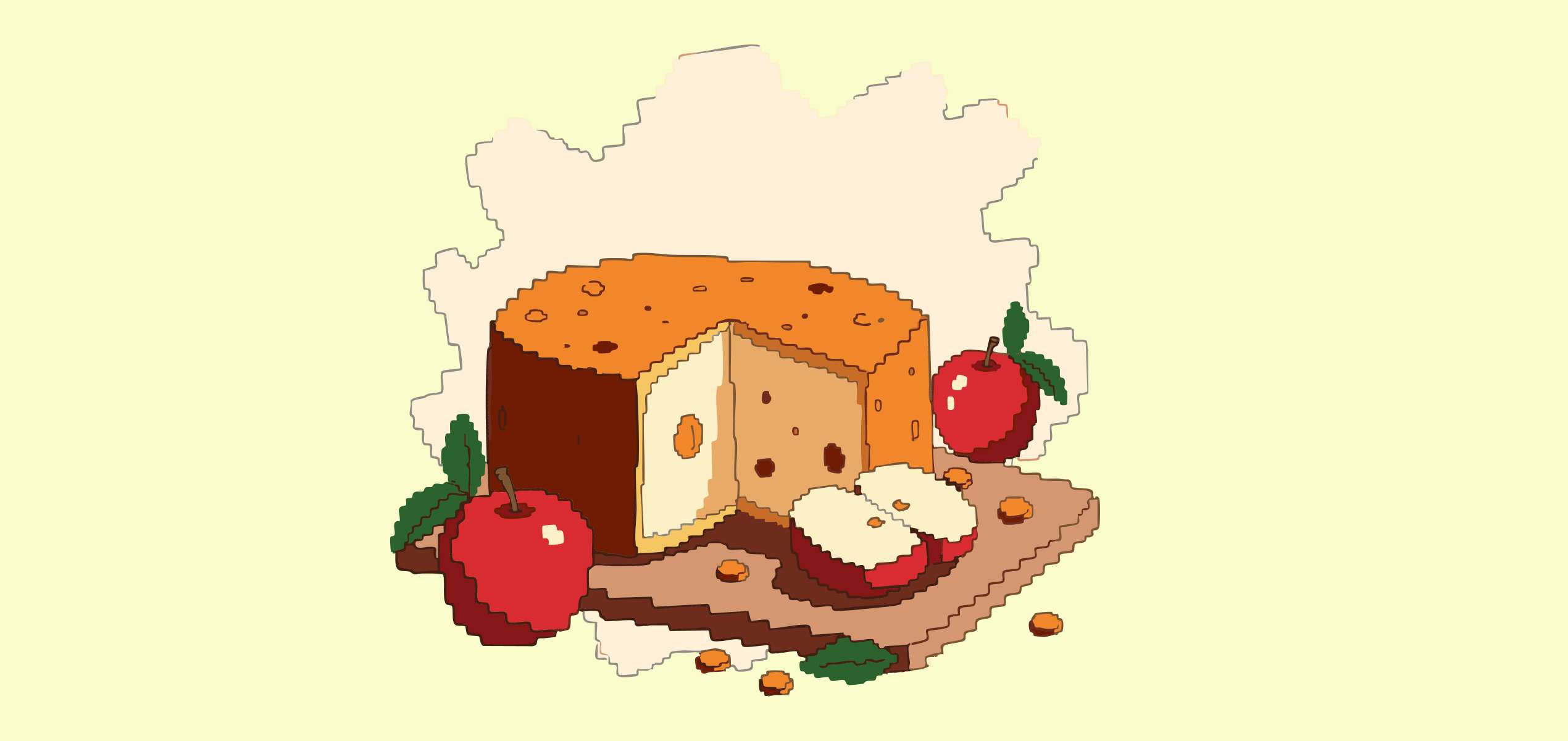 Шарлотка с яблоками и корицей в мультиварке