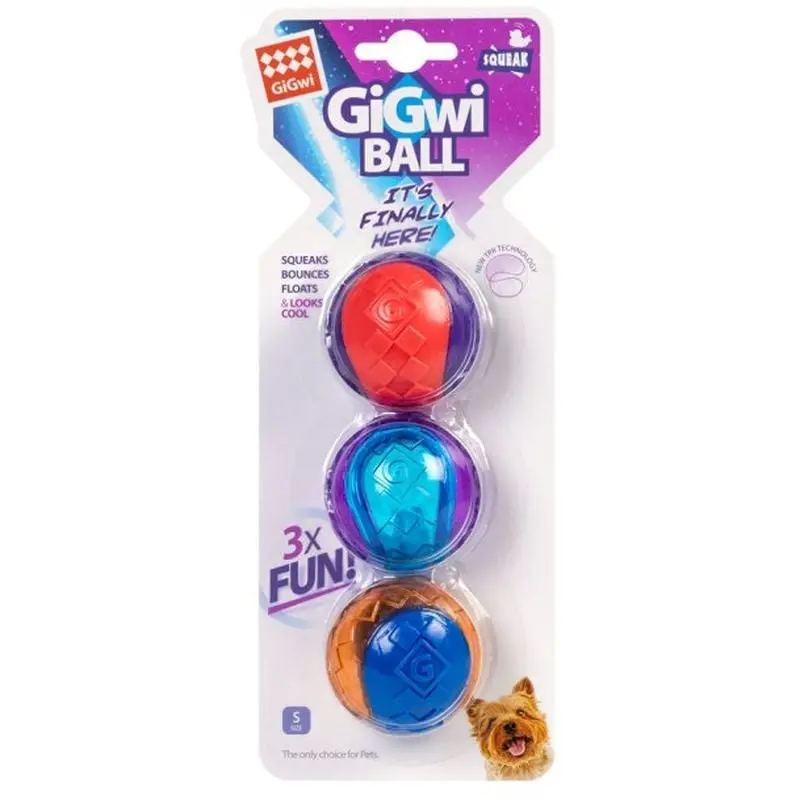 GiGwi Ball Три м'ячі для собак
