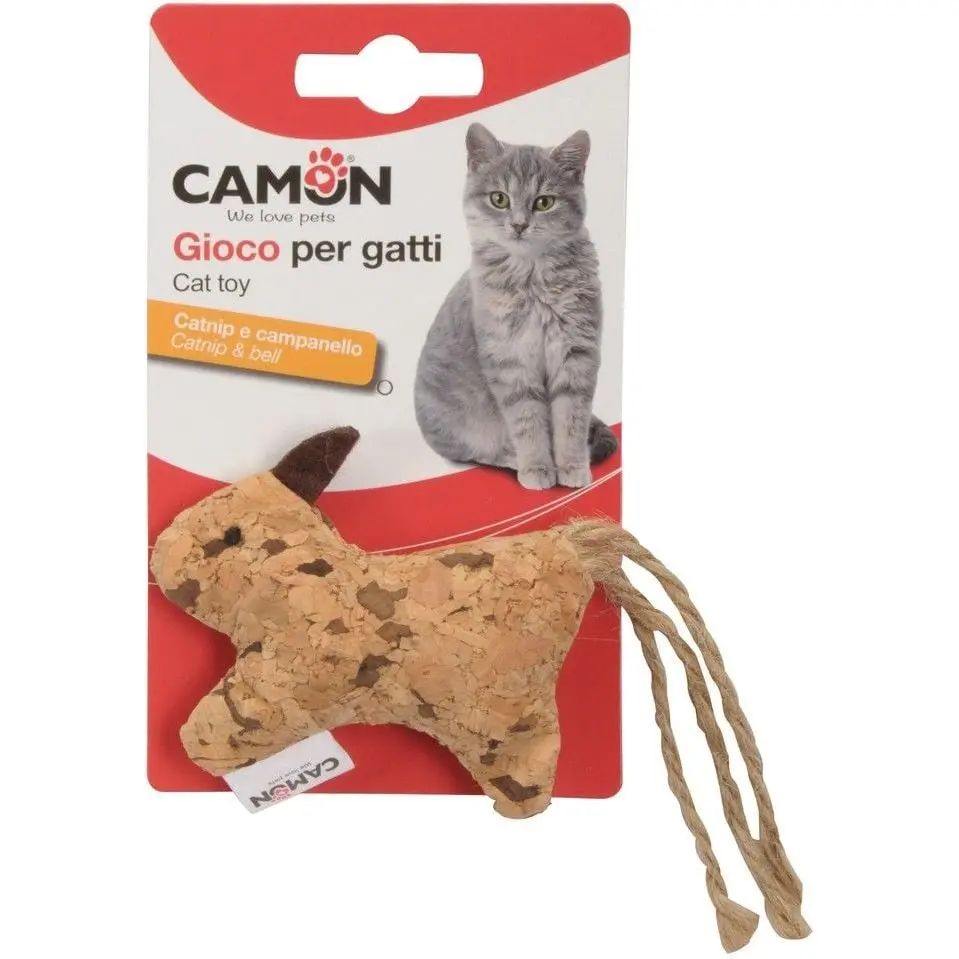 Іграшка для котів Camon Тварини, з дзвіночком, з ароматом котячої м'яти