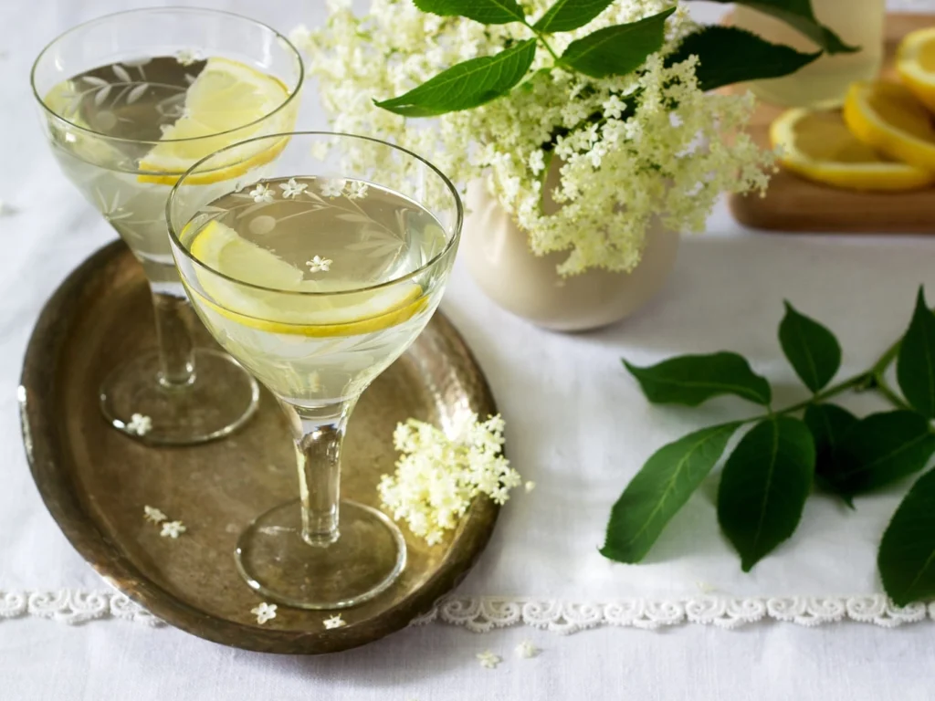 Elderflower spritz