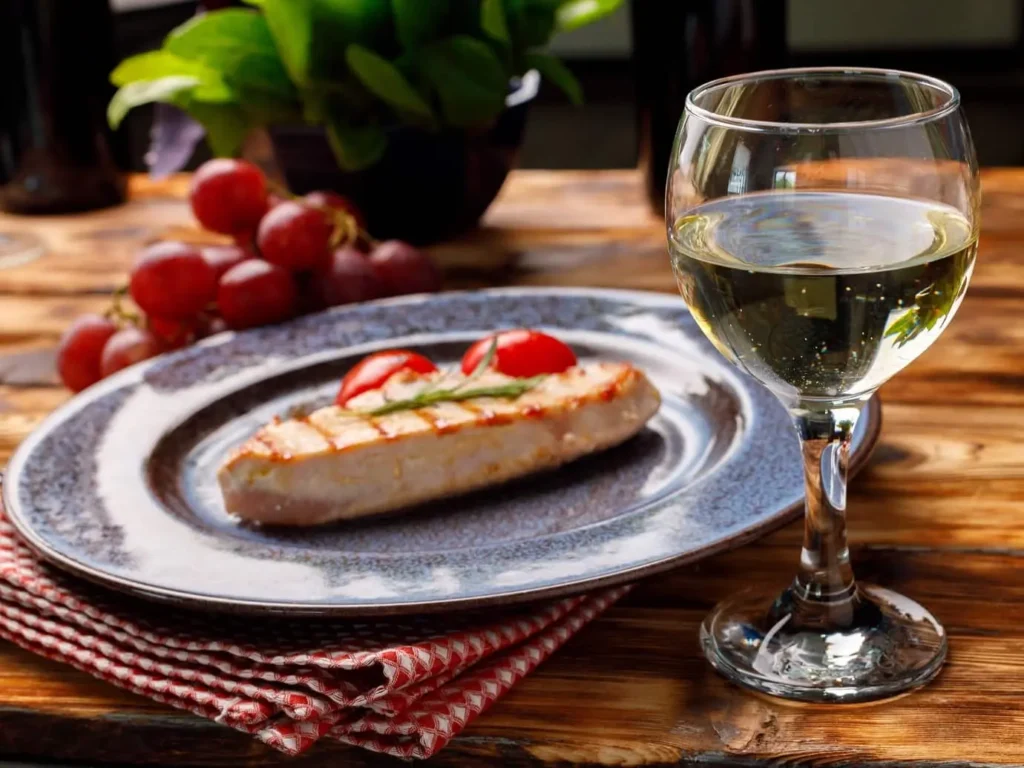 Рислінг Riesling до птиці з журавлиним соусом