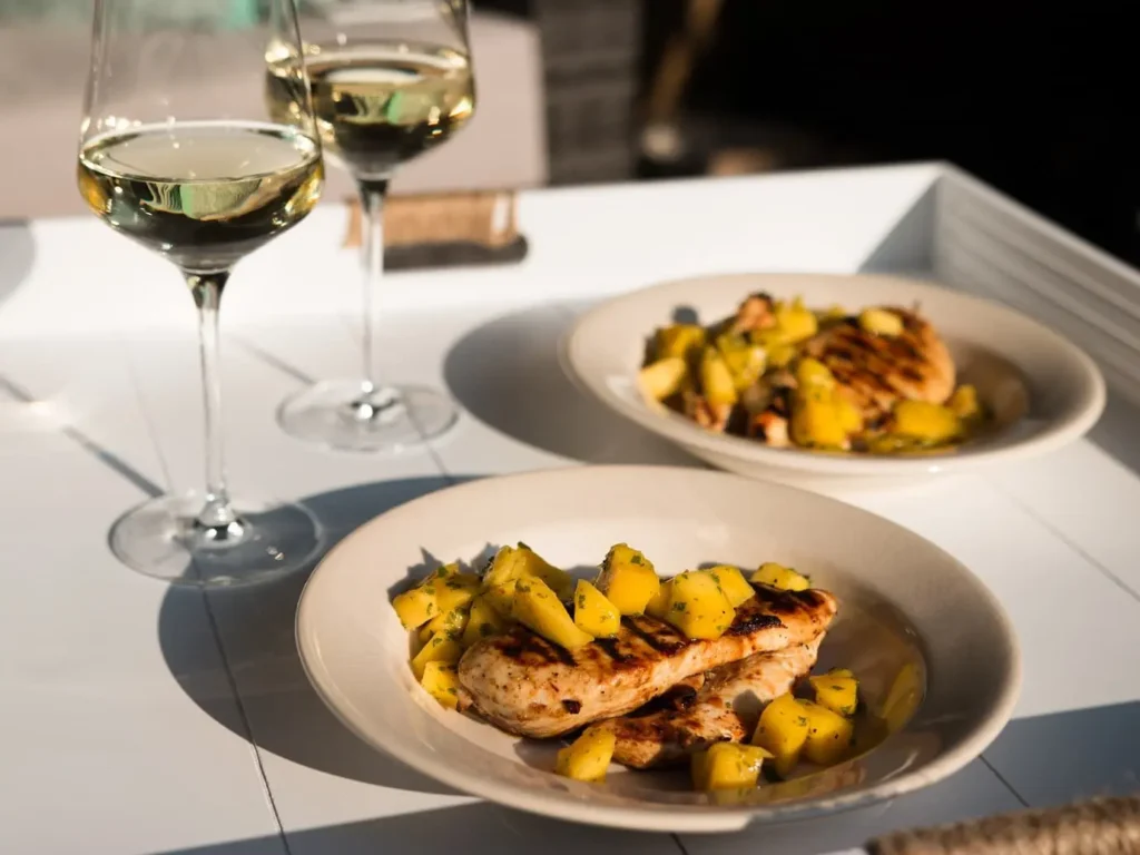 Шардоне Chardonnay біле вино до птиці