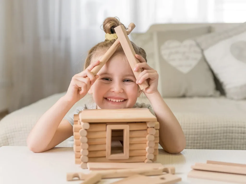 Дерев’яний конструктор для дітей