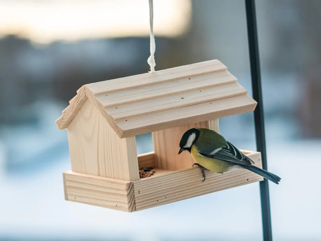 Годівничка з дерева