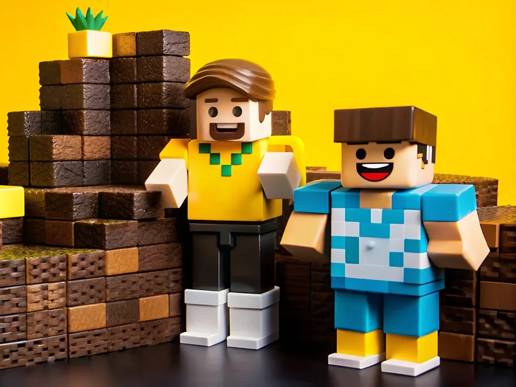 Магнітний конструктор Майнкрафт