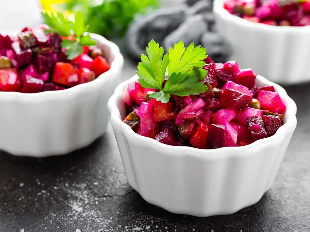 Салат з буряка і солоних огірків