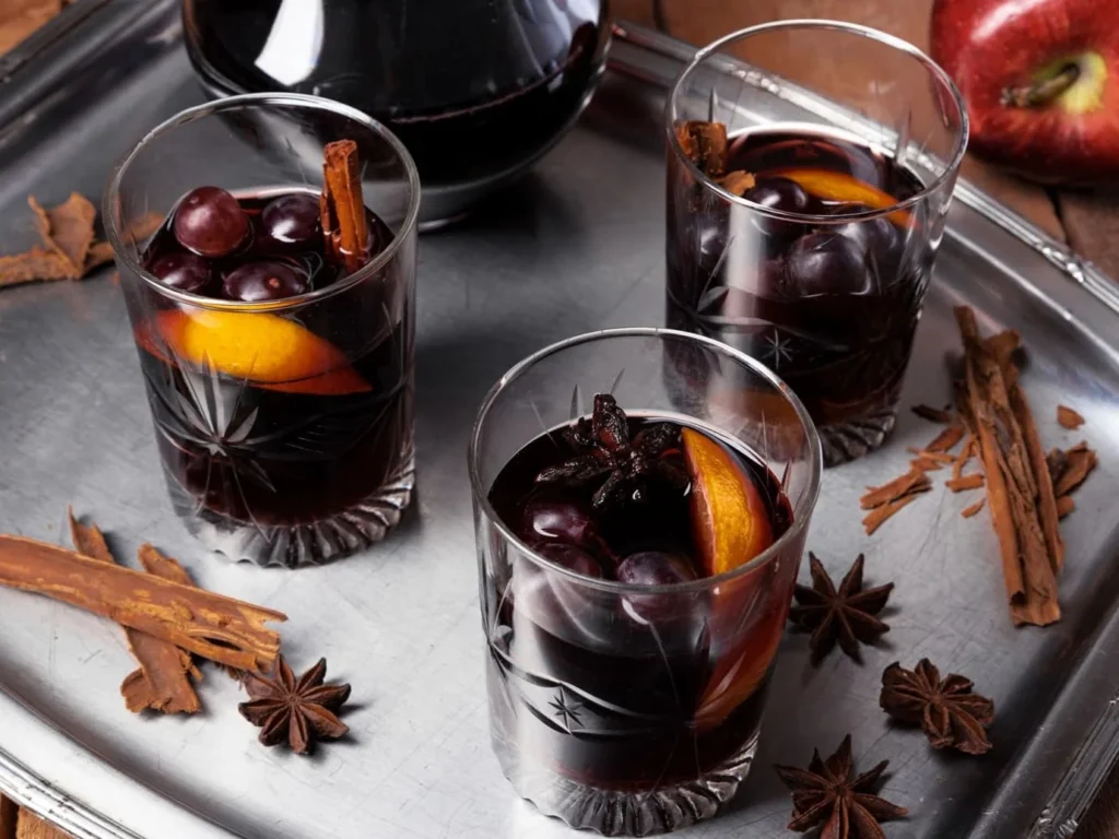 Безалкогольний глінтвейн із виноградного соку