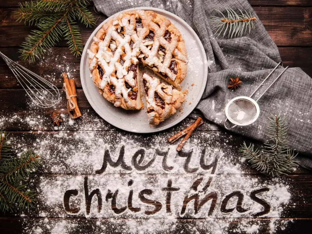 Мила й красива картинка для вітання з Різдвом Христовим