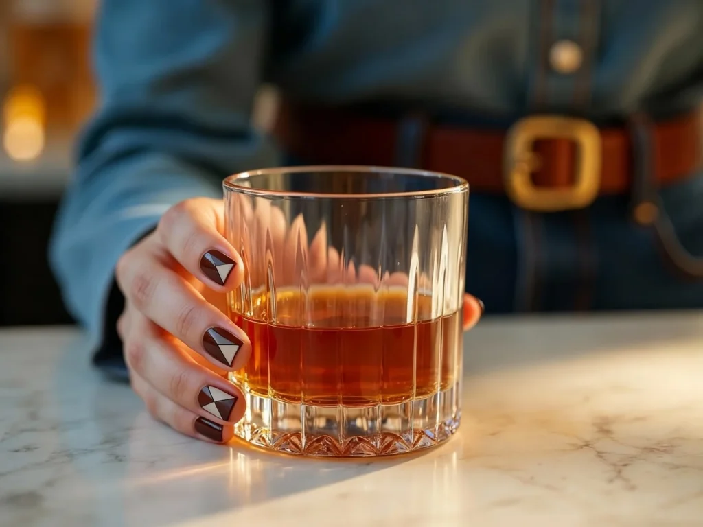 Манікюр з алкогольними відтінками