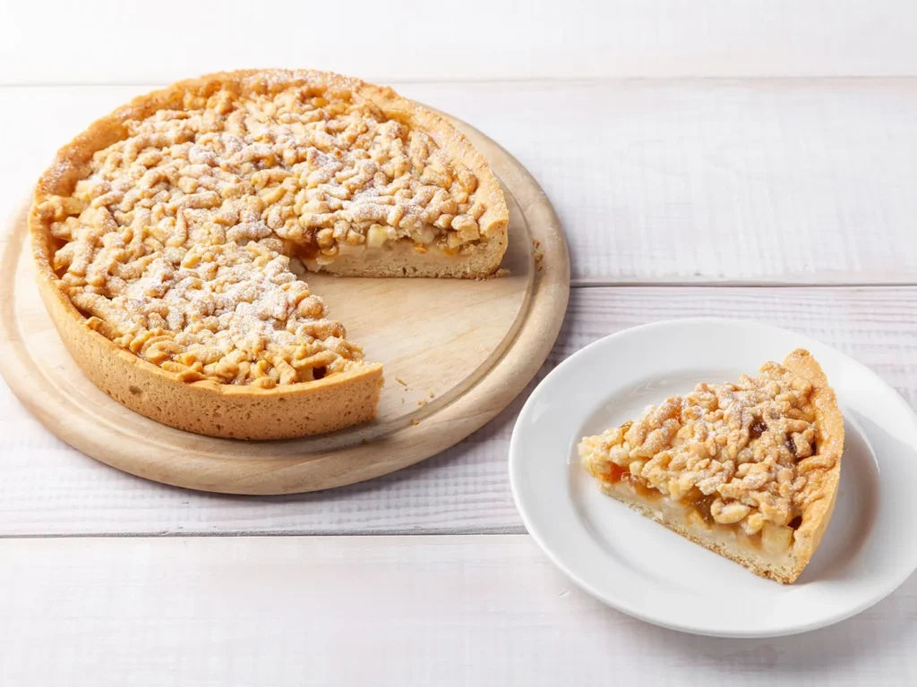 Покрокове приготування тертого пирога з яблуками