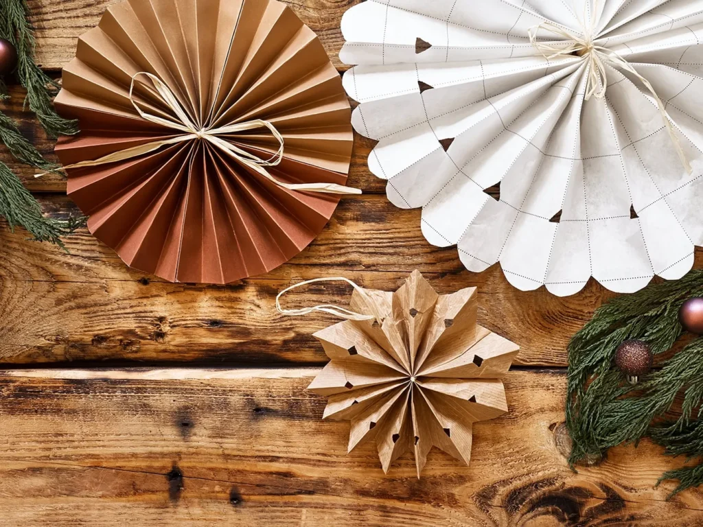 Як зробити сніжинку з паперу А4