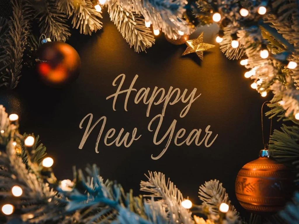 Красива картинка для привітання з Новим роком