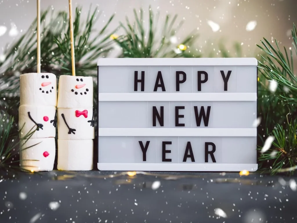 Вітальна листівка з Новим роком 2026