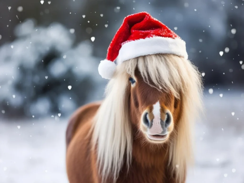 Картинка привітання з Новим роком Коня 2026